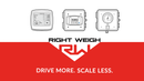 RIGHT WEIGH EXTERIOR DIGITAL BLUETOOTH SCALES
