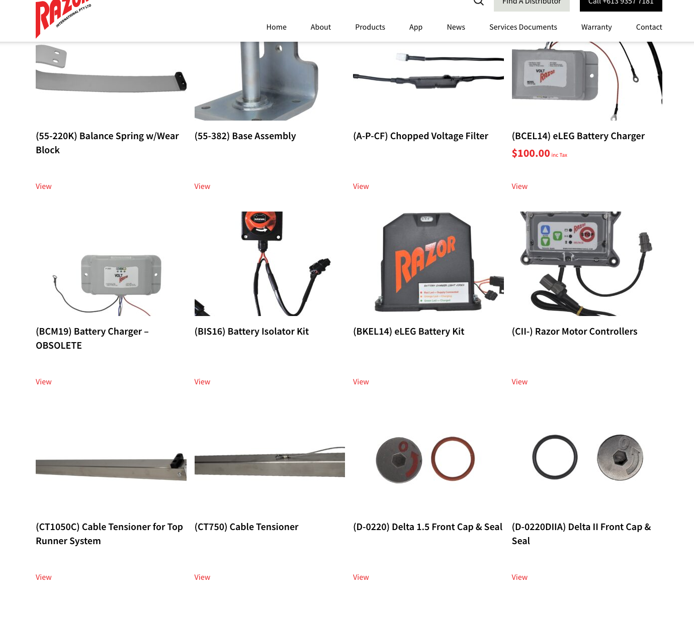 RAZOR SPARE PARTS - MORE COMING SOON