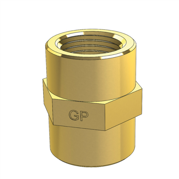 BRASS HEX SOCKET - NPT THREAD